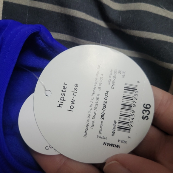 Nwt Decree Blue Performance Swimwear - Picture 7 of 7